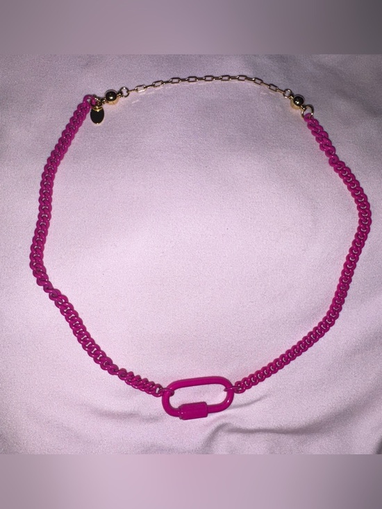 Jewelry - By Alexa Rae BAR x Melania Clara Bubblegum Pink Unchained Melody Necklace